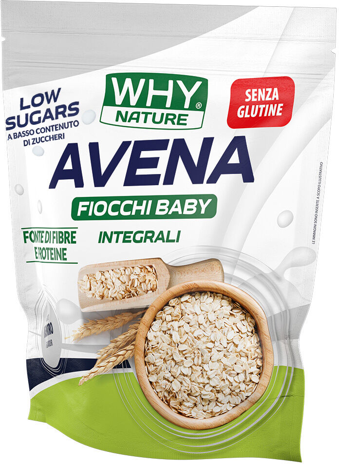 why nature avena fiocchi baby integrali senza glutine 1 kg neutro