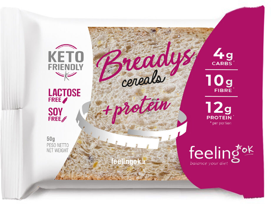 Feeling Ok Breadys + Protein 50 Gr Cereali