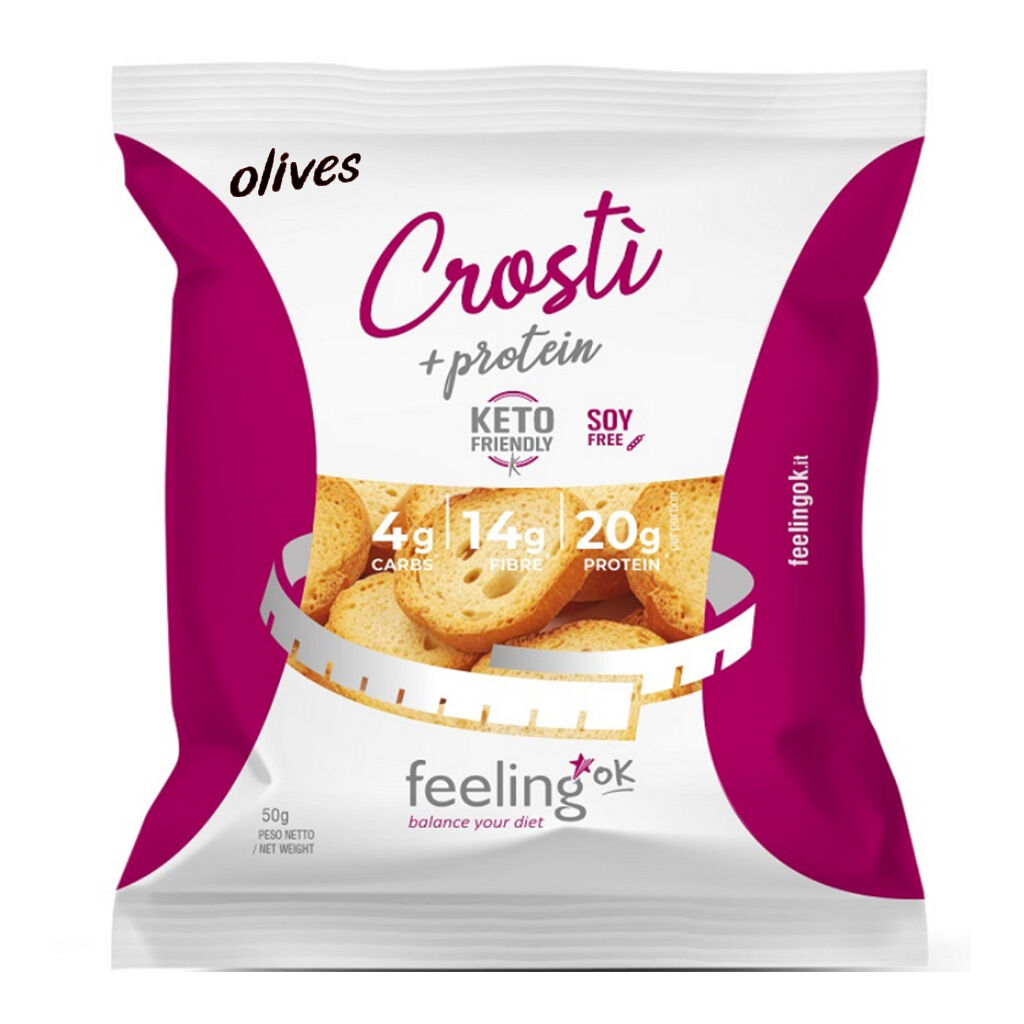 Feeling Ok Crosti' + Protein 50 Gr Olive