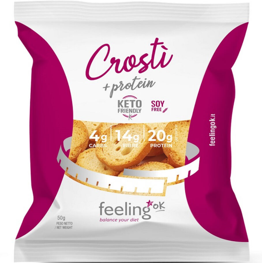 Feeling Ok Crosti' + Protein 50 Gr Naturale