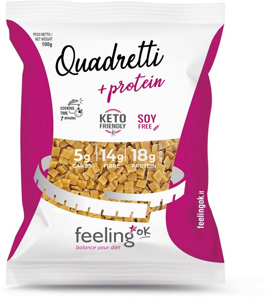 Feeling Ok Quadretti + Protein 100 Gr