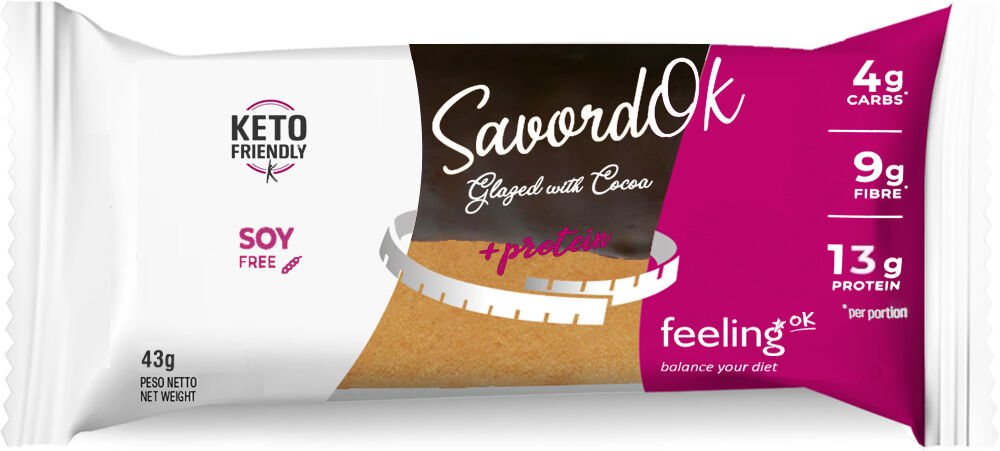 Feeling Ok Savordok Glassato + Protein 43 Gr Vaniglia-Limone