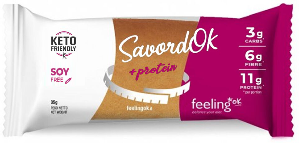 Feeling Ok Savordok + Protein 35 Gr Nocciola