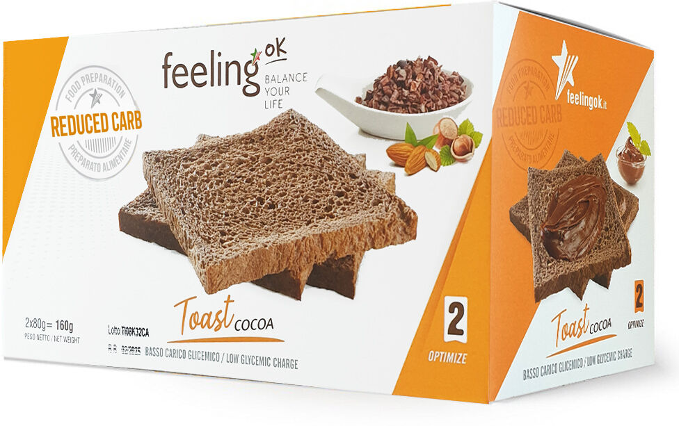 Feeling Ok Toast + Fibre 160 Gr Cacao