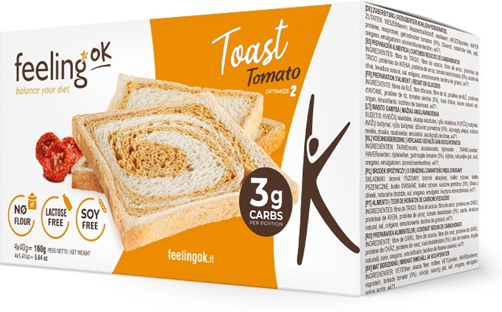 Feeling Ok Toast + Fibre 160 Gr Pomodoro