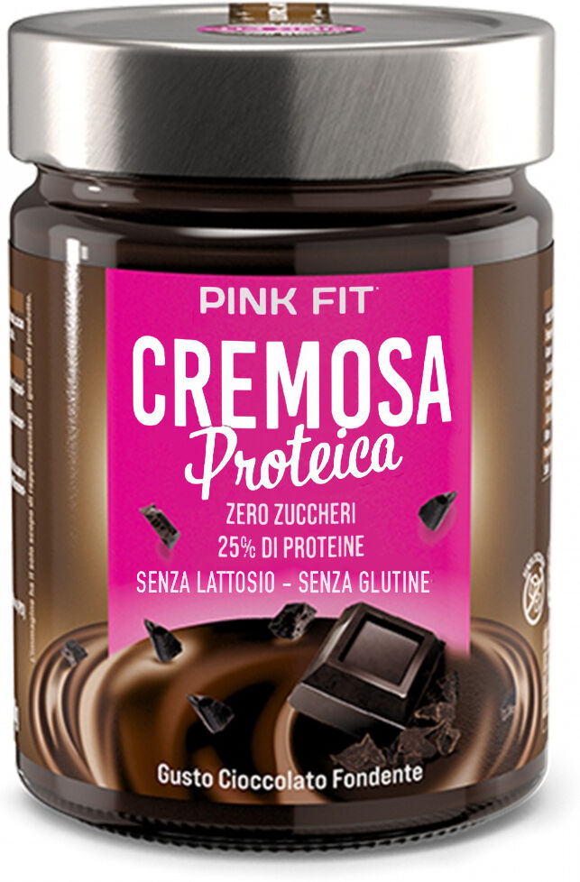 Pink Fit Cremosa Proteica Cioccolato Fondente 300 Gr