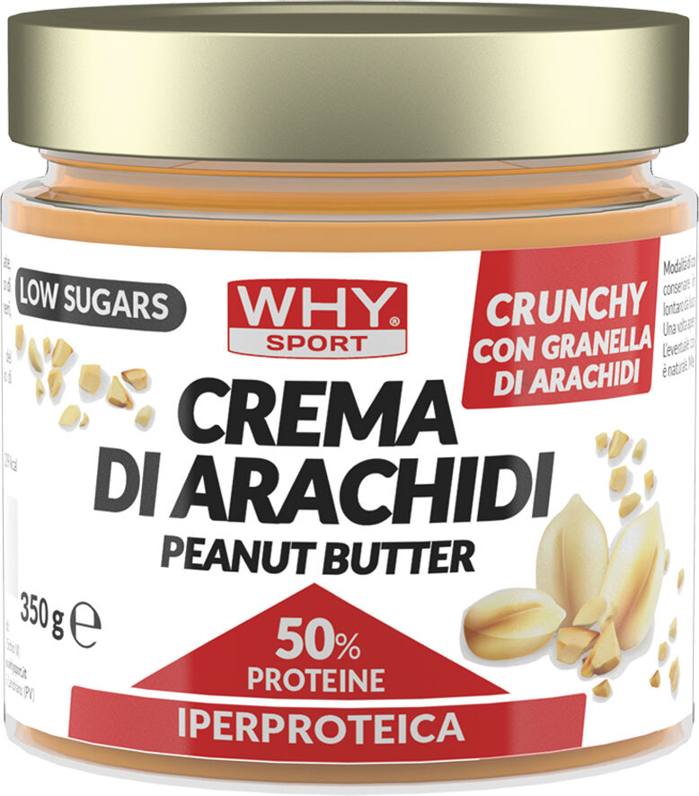 Why Sport Crema Di Arachidi Iperproteica Crunchy 350 Gr