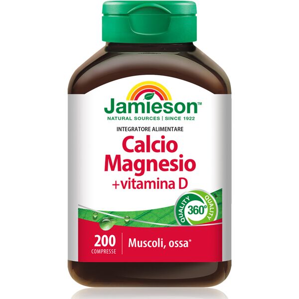 jamieson calcio magnesio + vitamina d 200 cpr