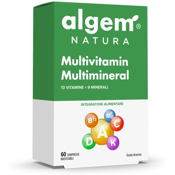 algem natura multivitamin multimineral 60 cpr