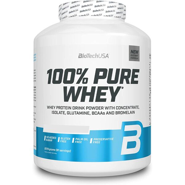 biotech usa 100% pure whey 2,27 kg vaniglia