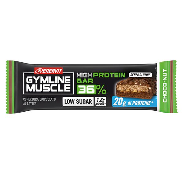 enervit gymline high protein bar 36% 55 gr choco-nut
