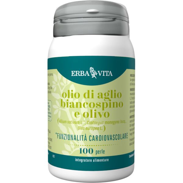 erba vita olio di aglio biancospino e olivo 100 perle