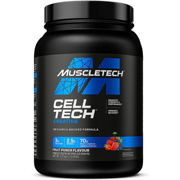 muscletech cell tech creatine 2,27 kg fruit punch