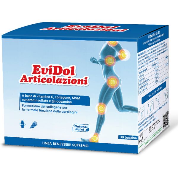 natural point evidol articolazioni 30 bustine