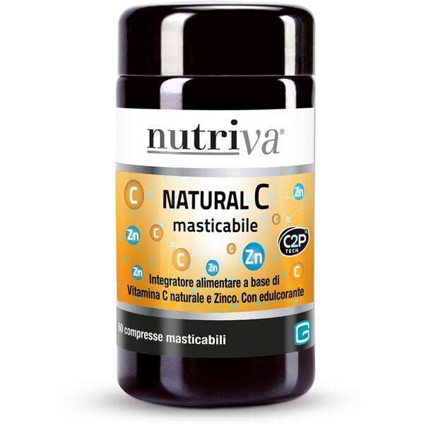 nutriva natural c masticabile 60 cpr agrumi