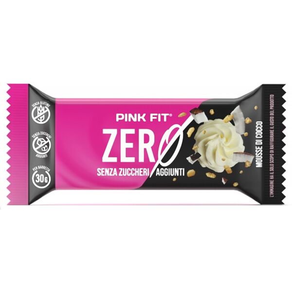 pink fit zero bar 30 gr mousse di cocco