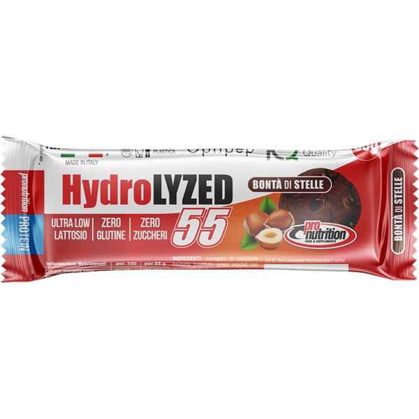 pro nutrition food pro nutrition hydrolyzed bar 55 55 gr bontà di stelle