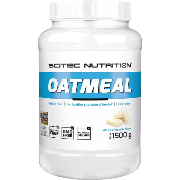 scitec oatmeal 1,5 kg cioccolato bianco