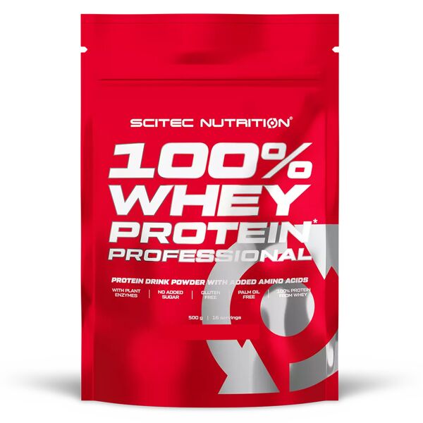 scitec 100% whey professional busta 500 gr cioccolato-nocciola