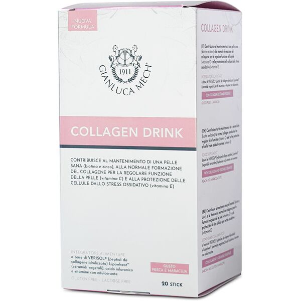 tisanoreica collagen drink 20 stick pesca e maracuja