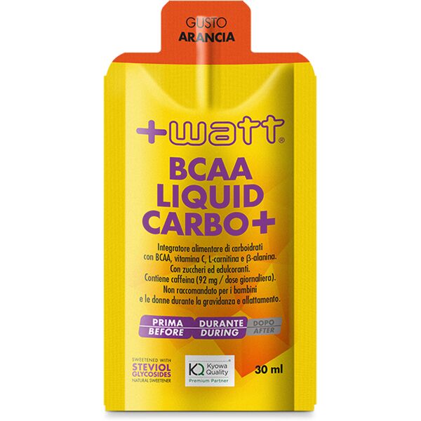 +watt bcaa liquid carbo+ 30 ml arancia