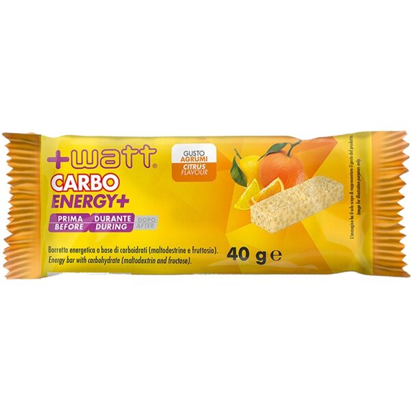 +watt carbo energy+ bar 40 gr agrumi