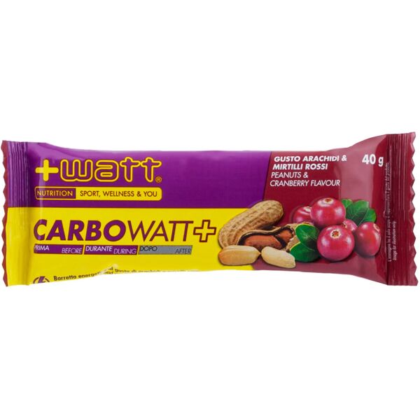 +watt carbowatt+ 40 gr arachidi e mirtilli rossi