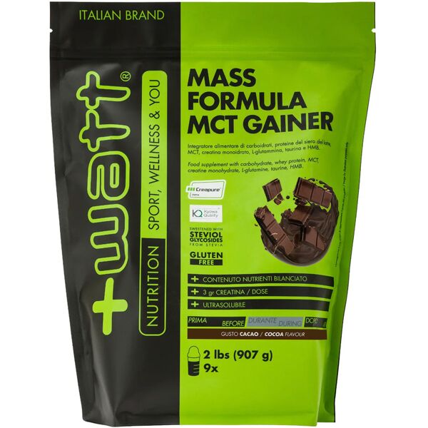 +watt mass formula mct gainer doypack 907 gr cacao