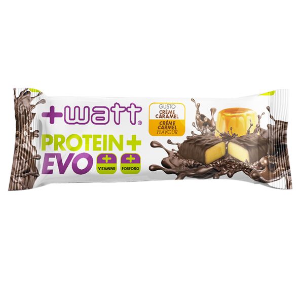 +watt protein +  evo bar 40 gr creme caramel