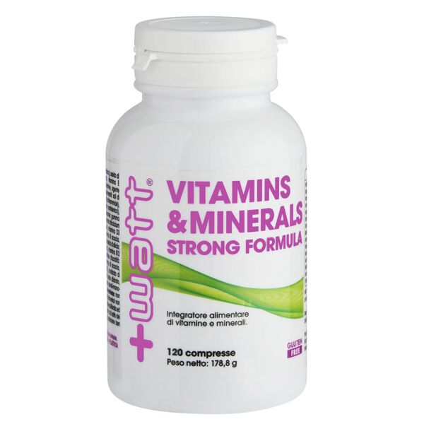 +watt vitamins minerals strong formula 120 cpr