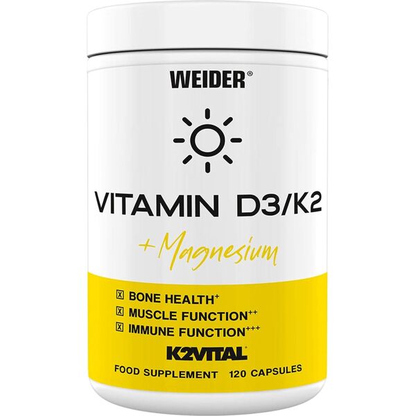 weider vitamin d3/k2 120 cps