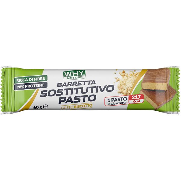 why nature barretta sostitutivo pasto 60 gr biscotto