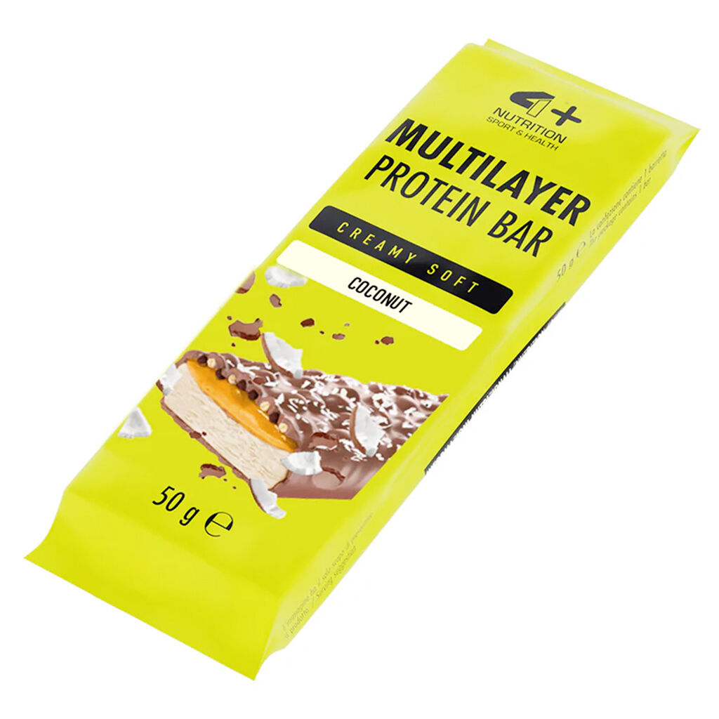 4+ nutrition multilayer protein bar 50 gr cocco