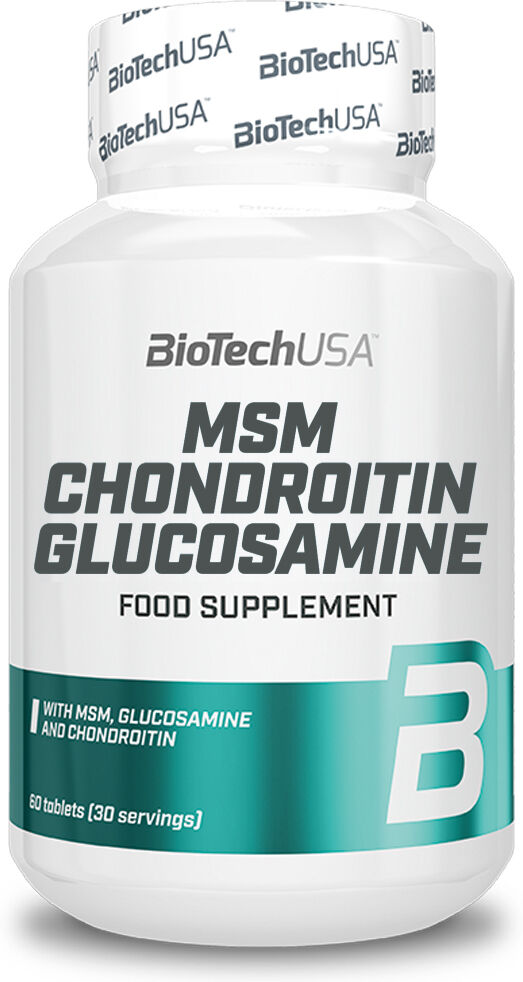 biotech usa msm chondroitin glucosamine 60 tav