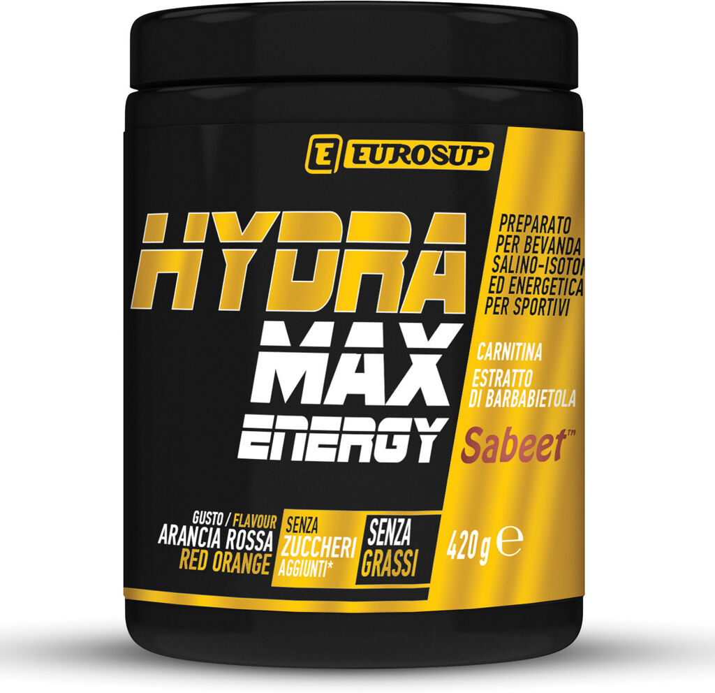 eurosup hydra max energy 420 gr arancia rossa