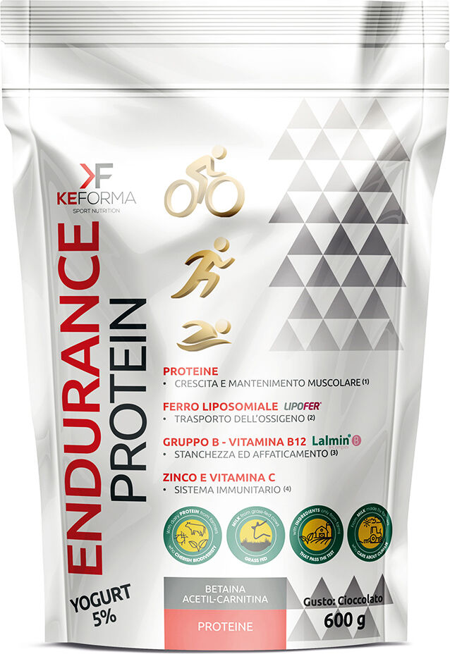 keforma endurance protein 600 gr cioccolato