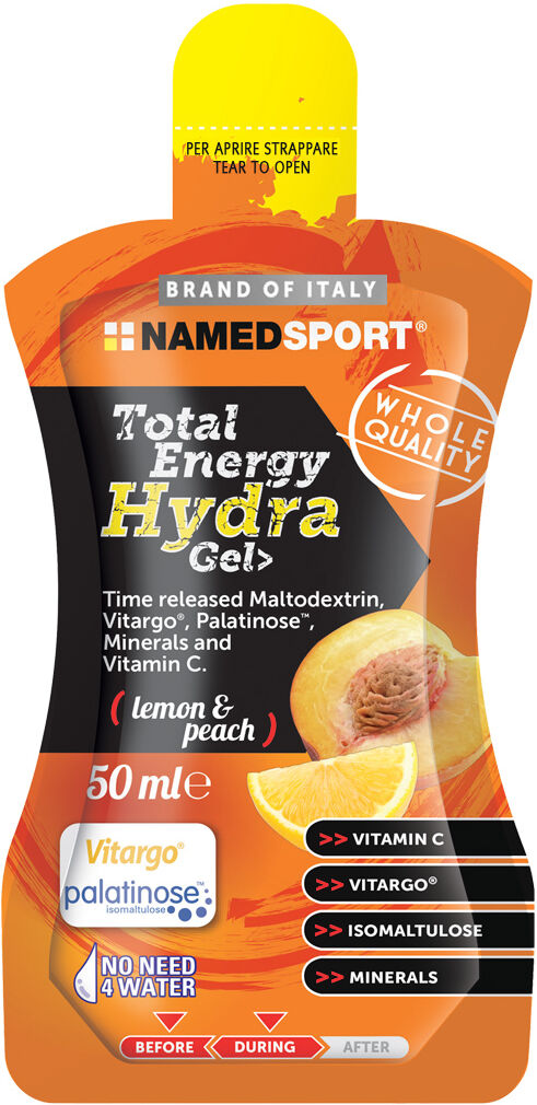 named sport total energy hydra gel 50 ml limone-pesca