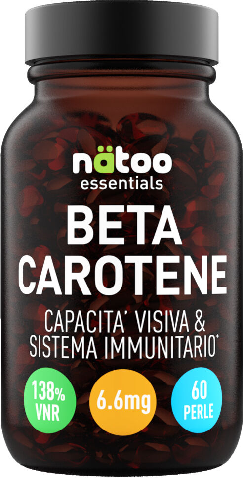 natoo beta carotene 60 perle