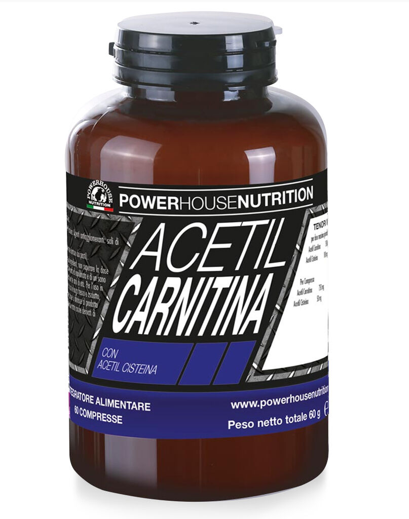 power house acetil carnitina 60 cpr