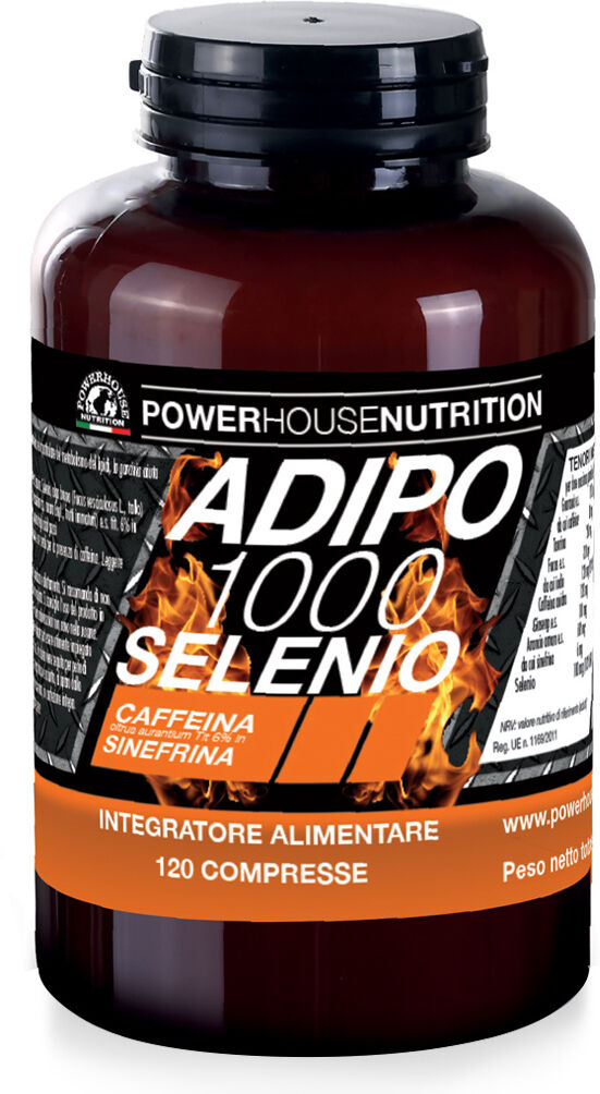 power house adipo 1000 selenio 120 cpr