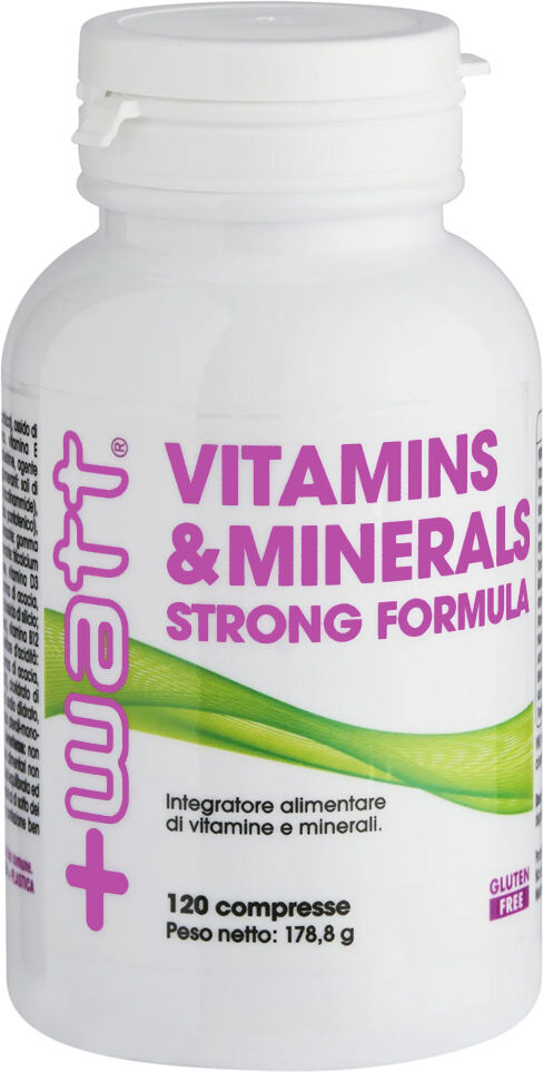 +watt vitamins minerals strong formula 120 cpr