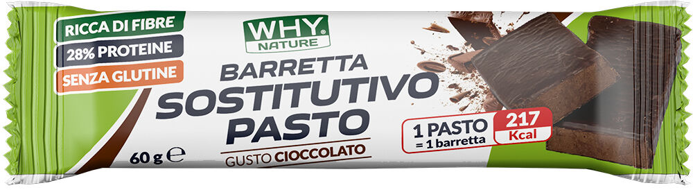 why nature barretta sostitutivo pasto 60 gr cioccolato