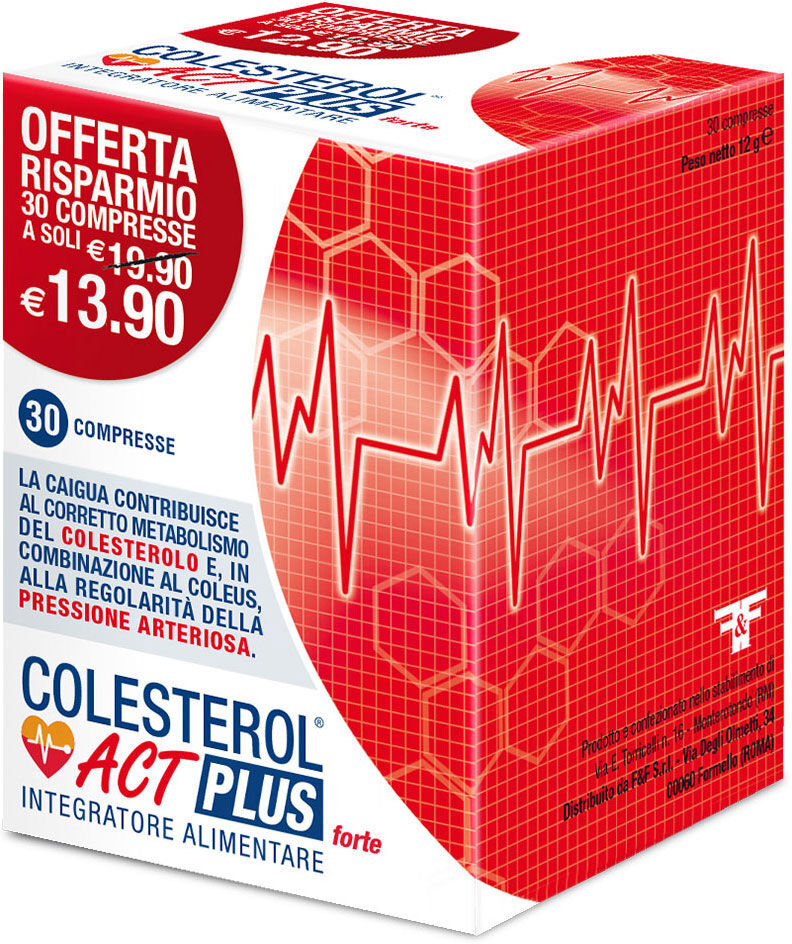 Act Colesterol  Plus 30 Cpr