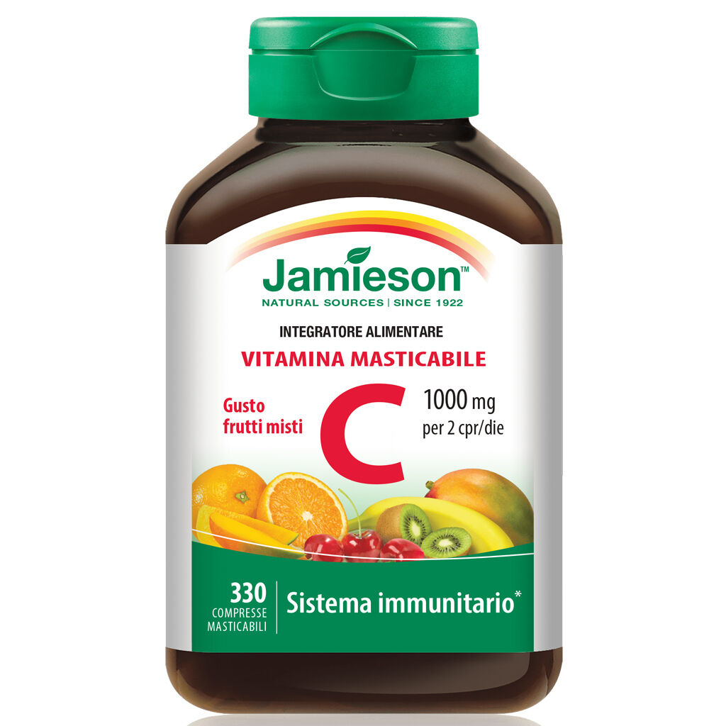 Jamieson Vitamina C Masticabile 330 Cpr Frutti Misti