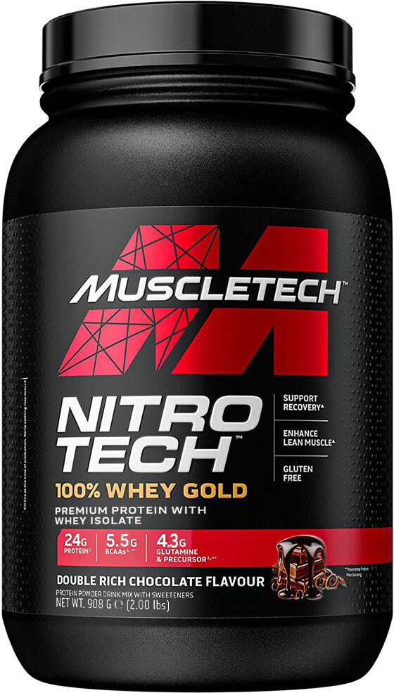 Muscletech Nitro Tech 100% Whey Gold 908 Gr Doppio Cioccolato