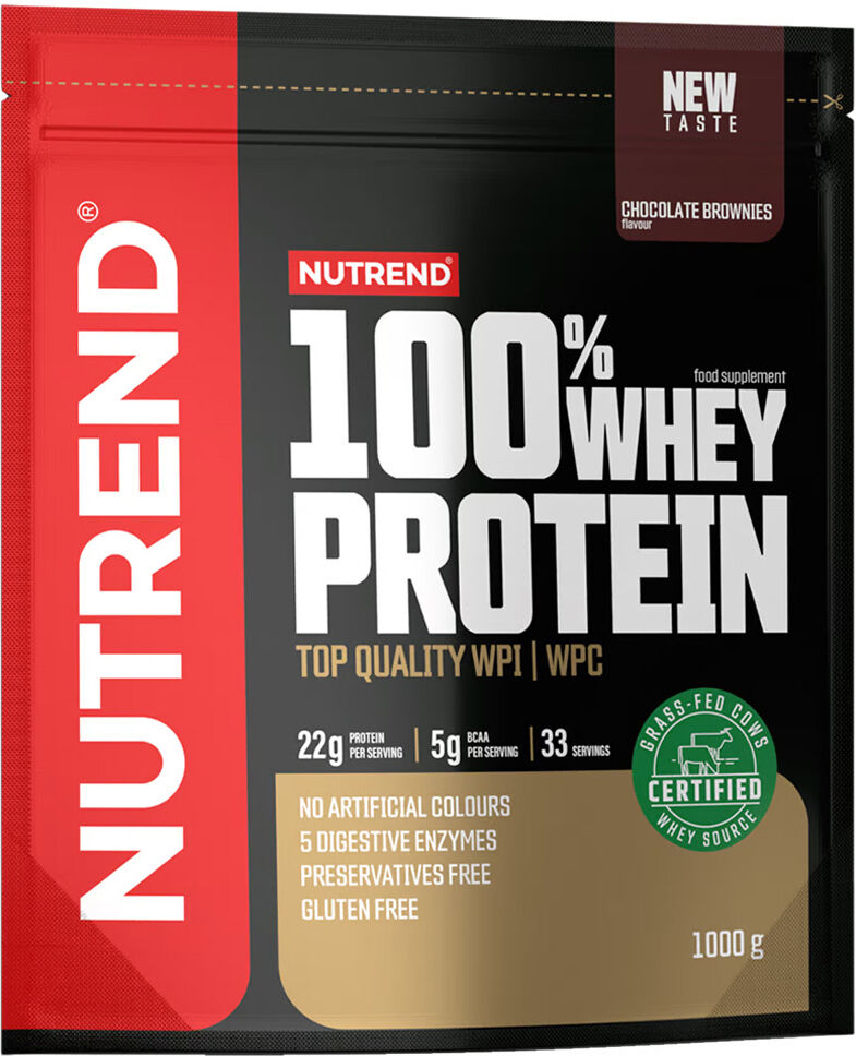 Nutrend 100% Whey Protein Busta 1 Kg Brownies Al Cioccolato