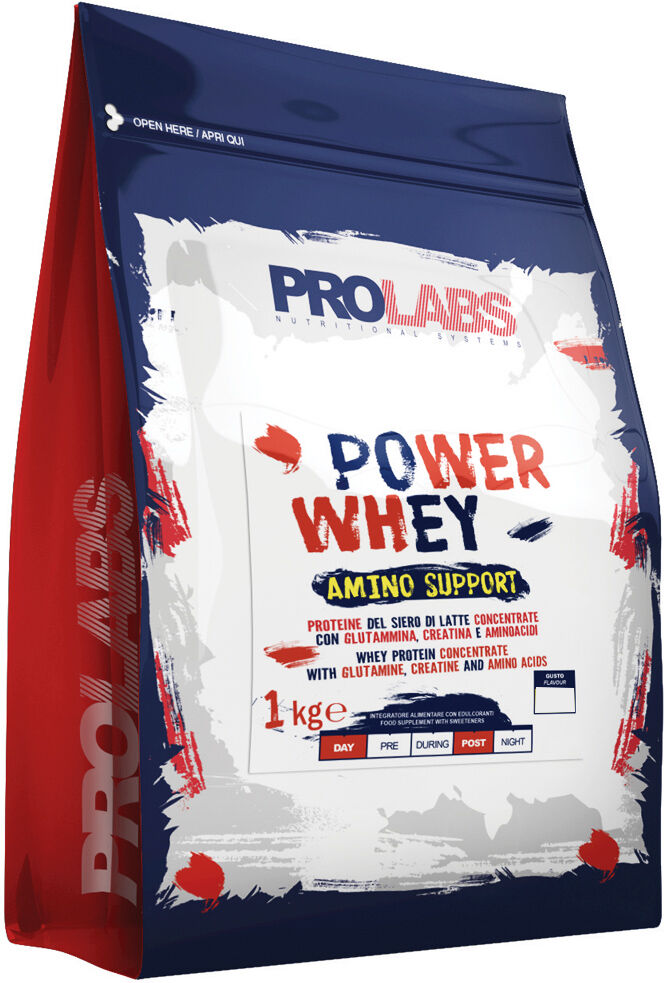 Prolabs Power Whey Amino Support Busta 1 Kg Vaniglia