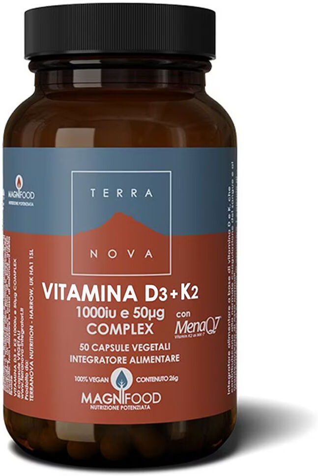 Terranova Vitamina D3 + K2 50 Cps