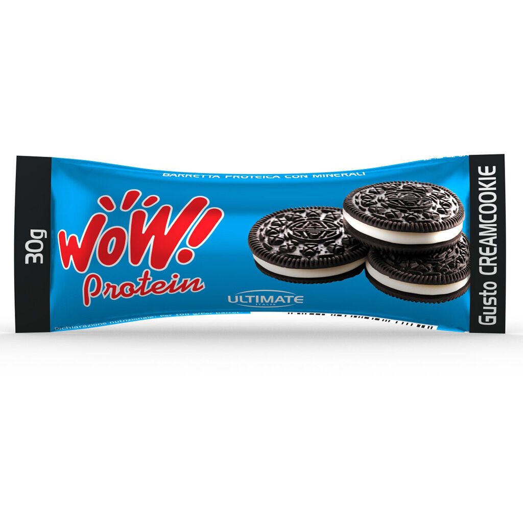 Ultimate Italia Wow Protein Bar 30 Gr Creamcookie