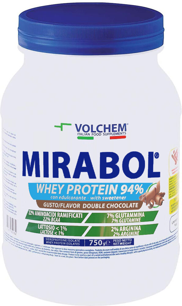 Volchem Mirabol Whey Protein 94% 750 Gr Doppio Cioccolato